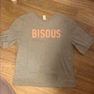 Gray and Pink t shirt